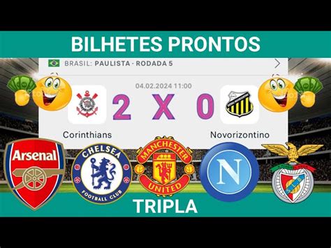 Placar exato dos jogos de hoje .